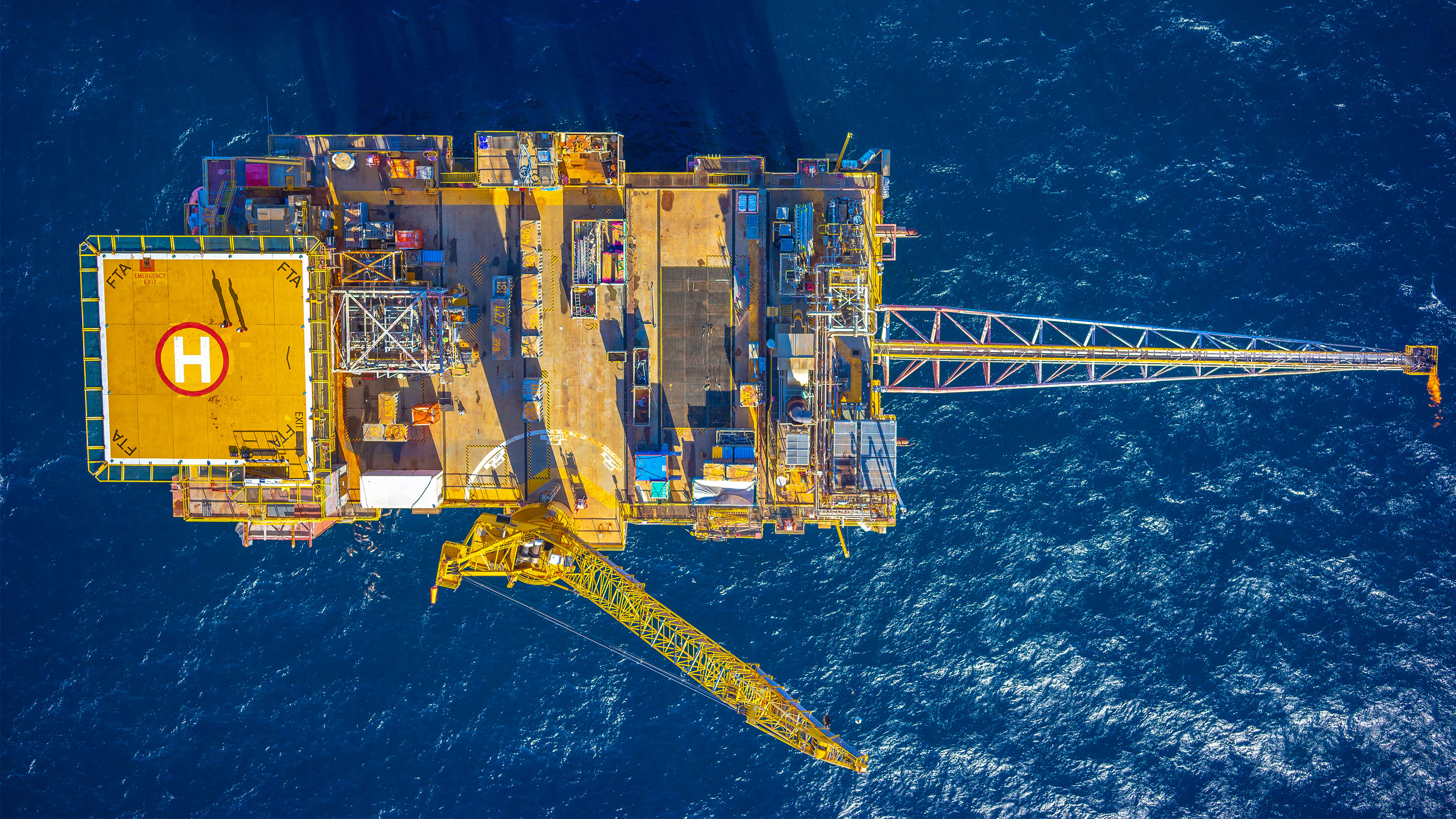 Image Crews on Rig 22 and HWT 600 are currently completing works to safely plug 46 wells on the Kingfish B and Fortescue (pictured above) platforms that are no longer in production.