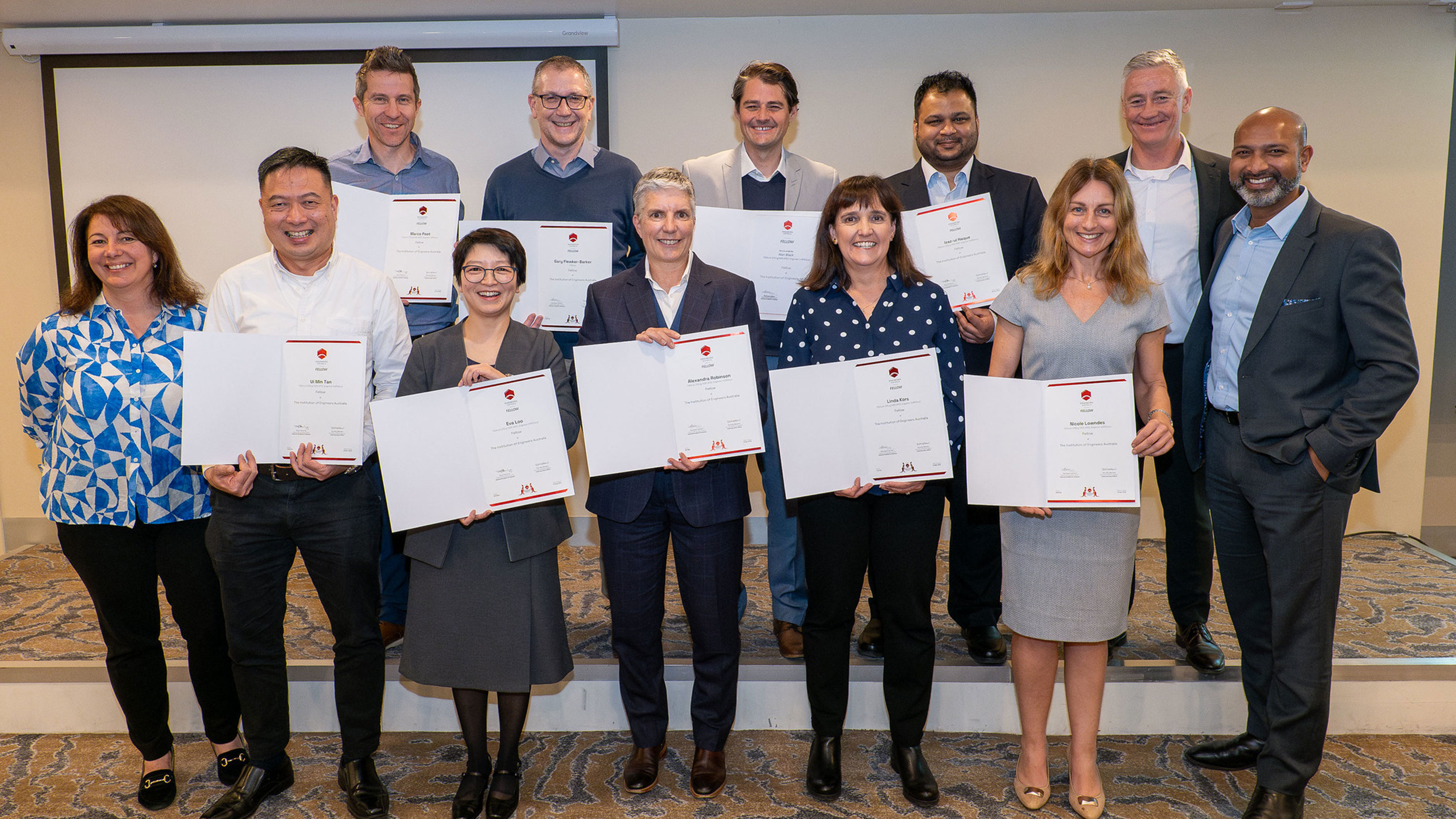 Team members recognised through ExxonMobil's Engineering Workforce Credentialing Program
