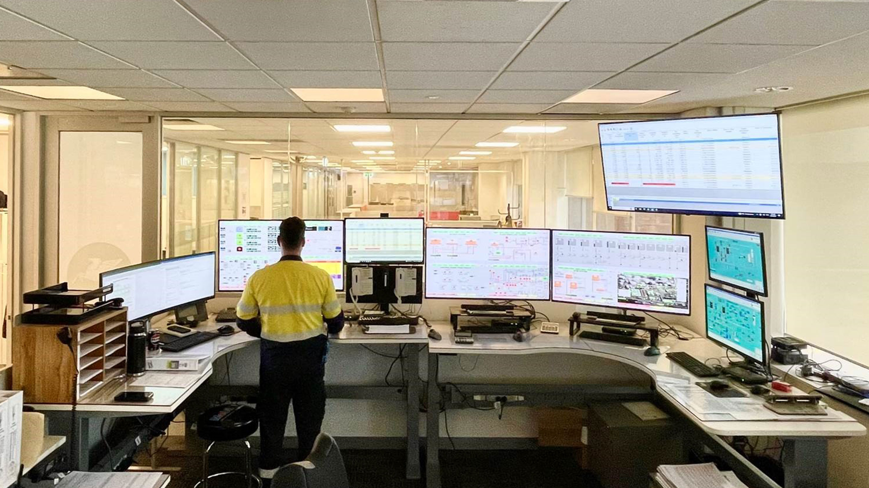 Image Yarraville Terminals new control room.